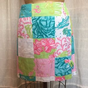 Lily Pulitzer cotton mini skirt
